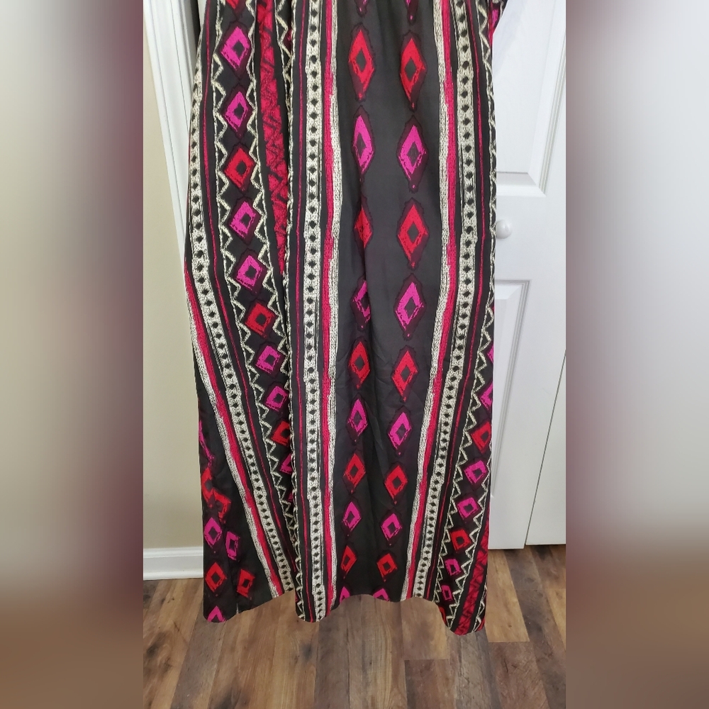 Lane Bryant Plus 26 Ikat Maxi Sundress With Adjustable Straps ~ Pre-Owned - Picture 12 of 15